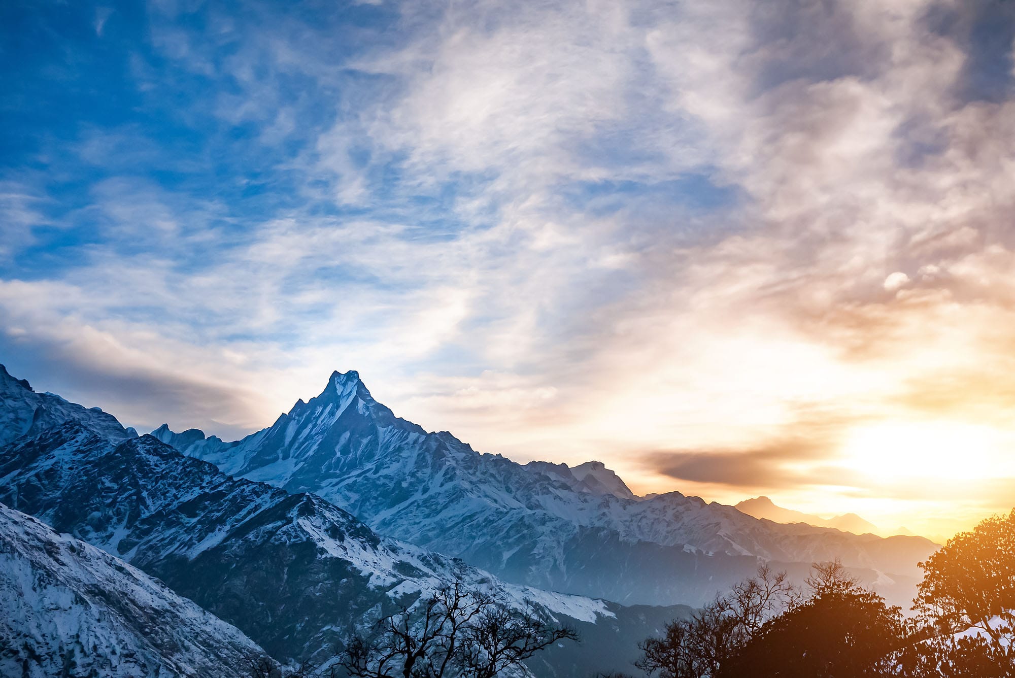 Mountain Flight in Nepal