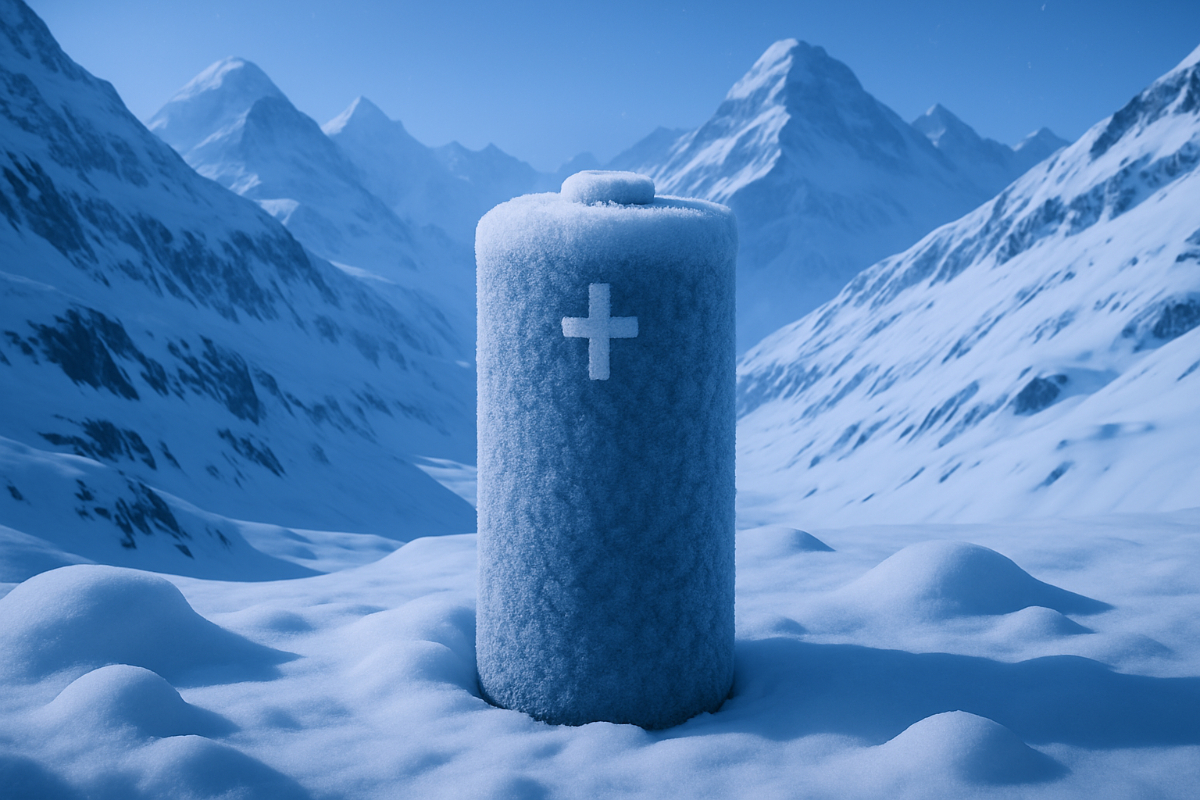 High altitude affects battery performance and durability.
