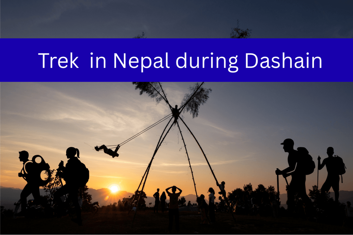 Trek in Nepal during Dashain